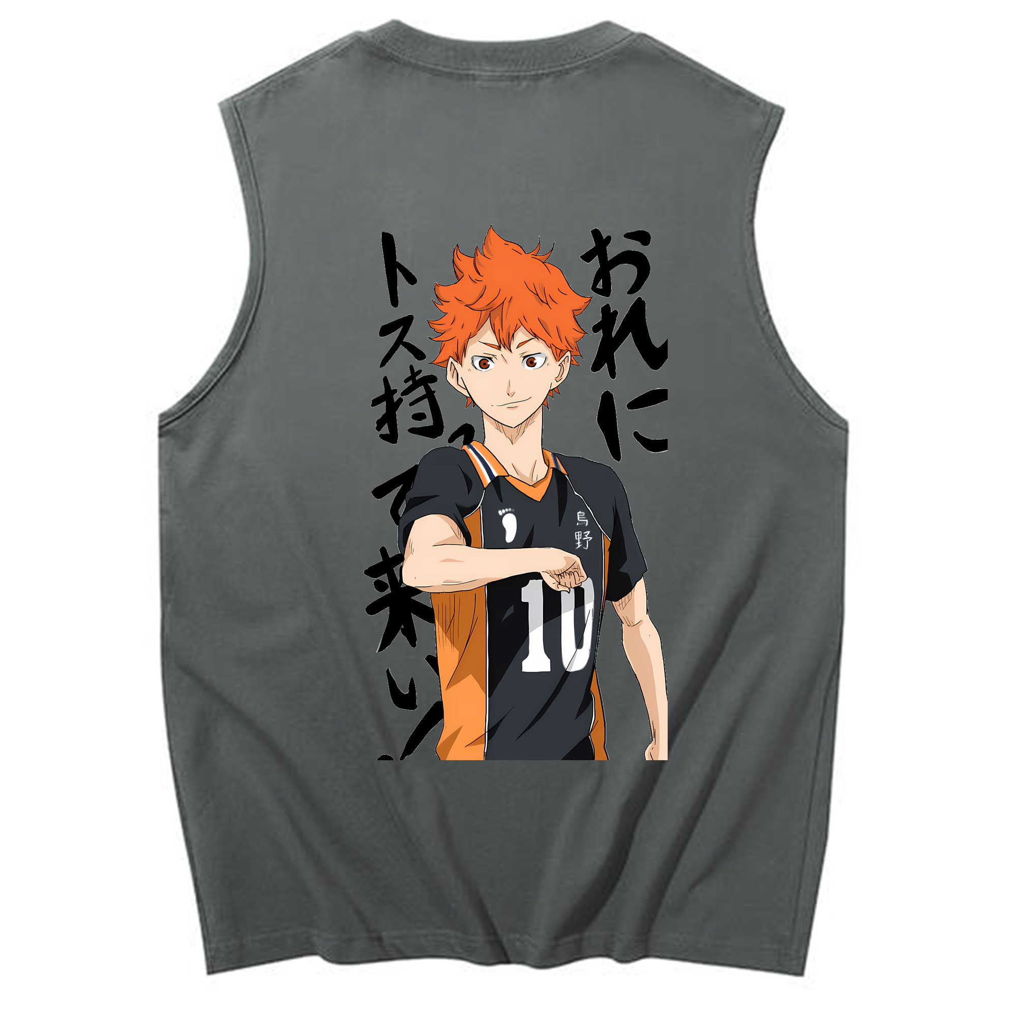（画像用） ハイキュー!! Haikyu!! コットン100％タンクトップ（背面プリント）